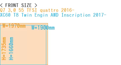#Q7 3.0 55 TFSI quattro 2016- + XC60 T8 Twin Engin AWD Inscription 2017-